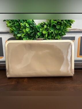 Banana Republic patent leather clutch